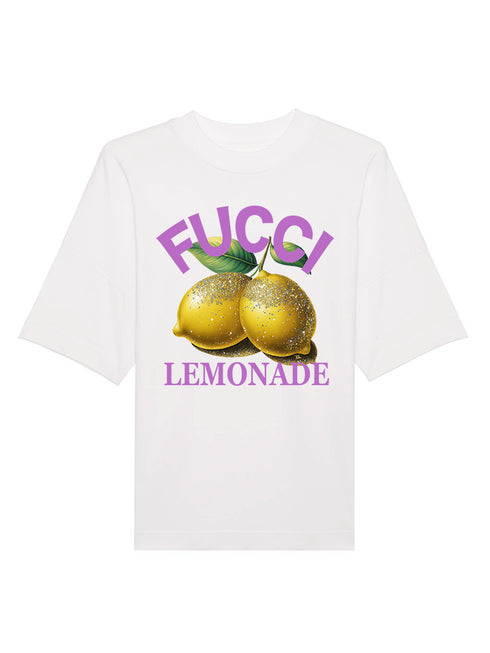 Crewneck Oversized T-shirt Fucci Lemonade Lilac